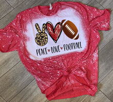 Load image into Gallery viewer, Peace Love Football